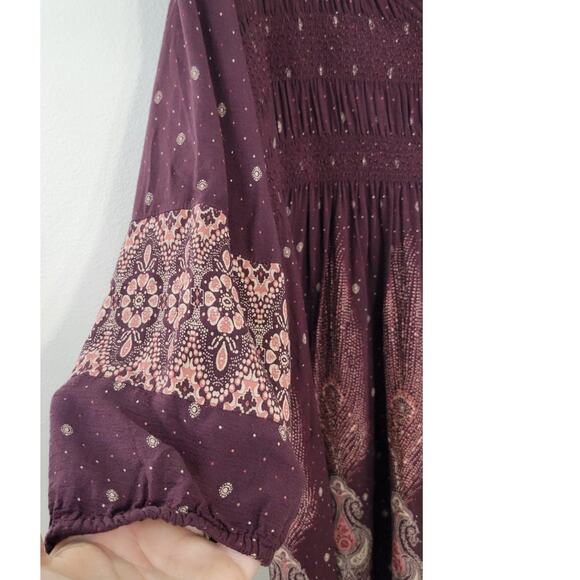 American Eagle Outfitters Dress Womens Medium Boho Chic Fairy Cowgirl Whimsical - Picture 6 of 9